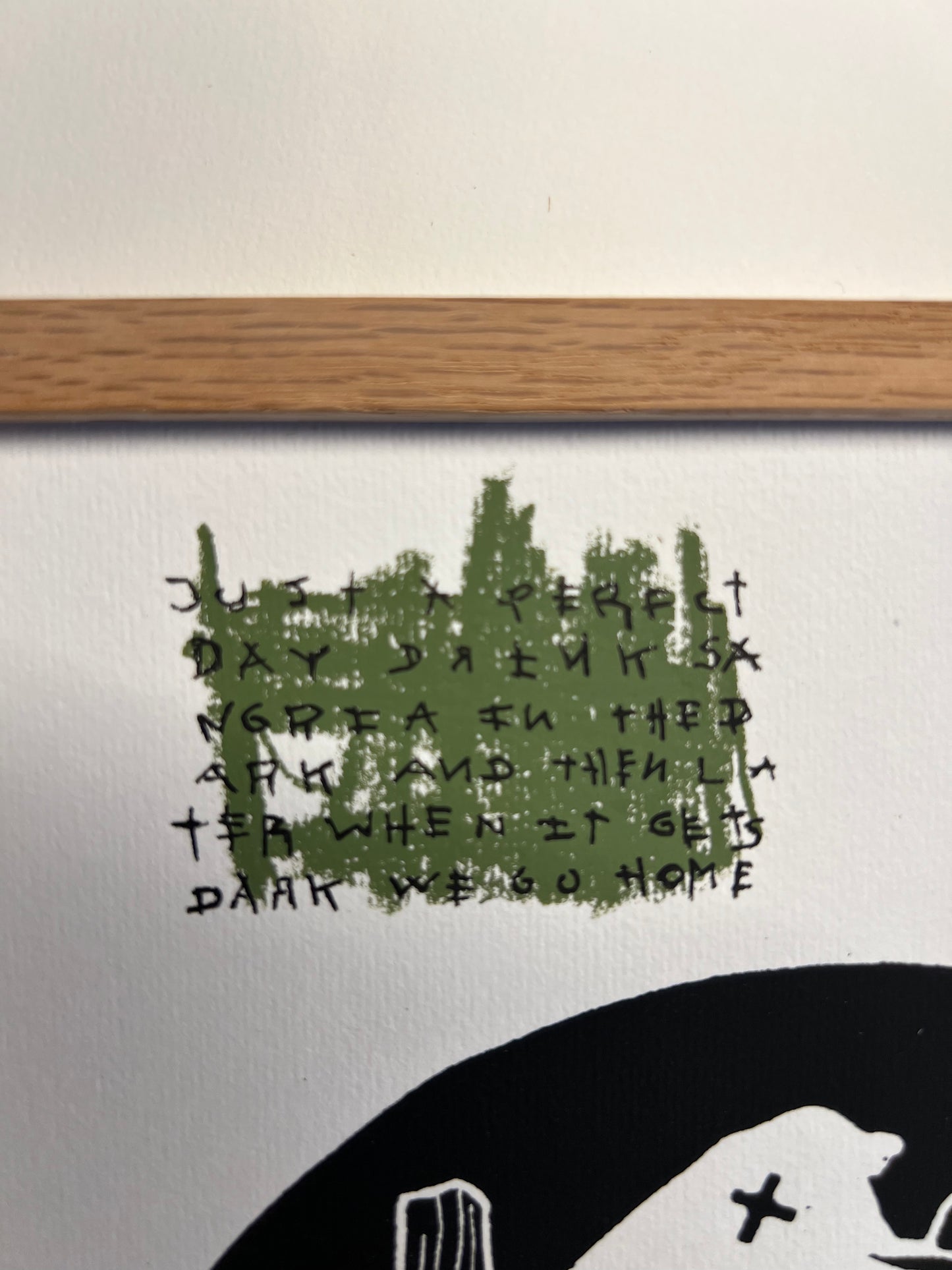 Fisk med grønne detaljer, JUST A PERFECT DAY