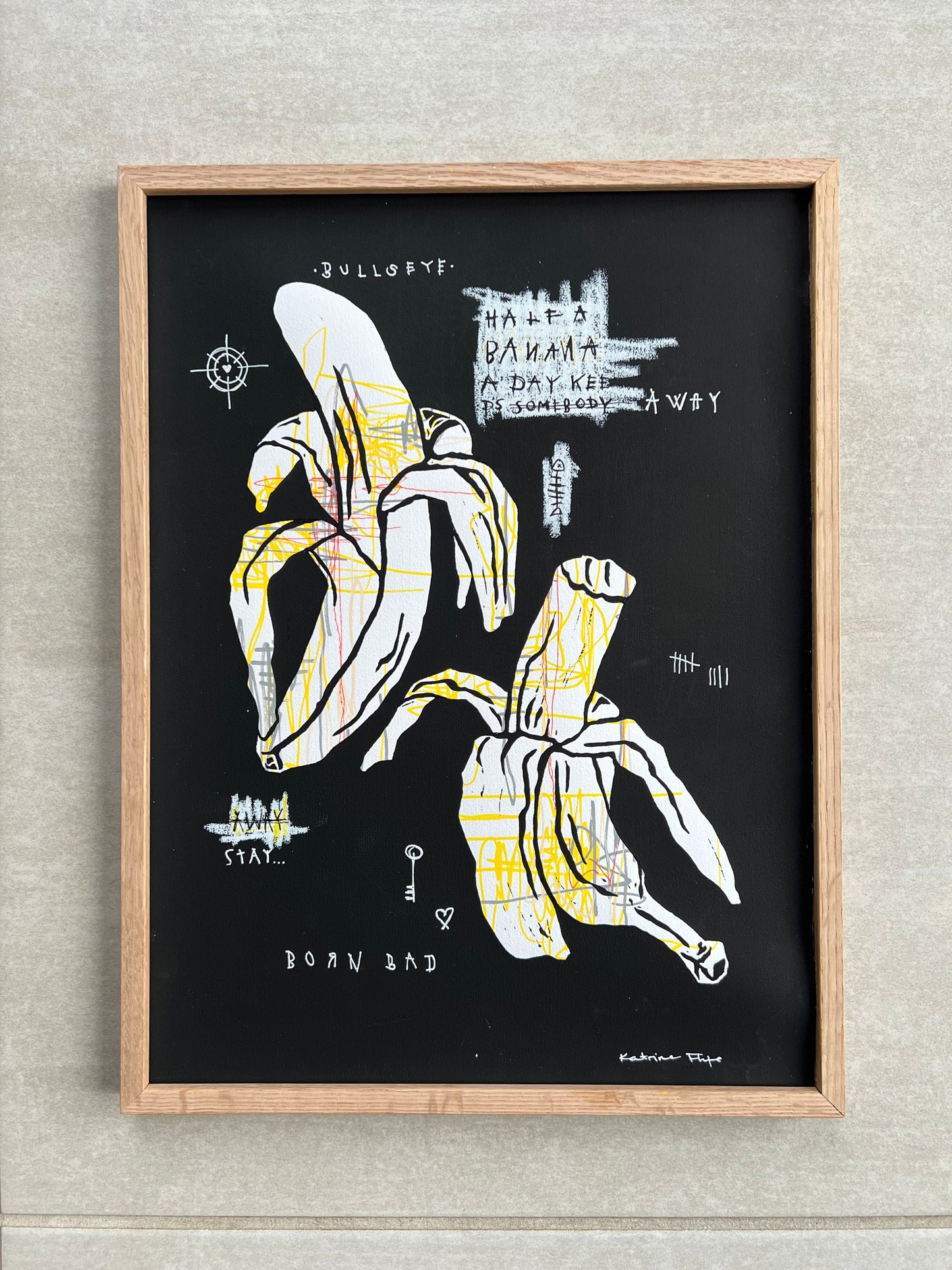 Bananer, A BANANA A DAY KEEPS SOMEBODY AWAY